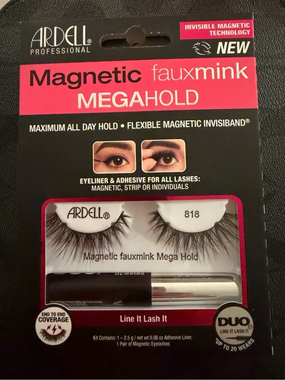 Ardell Magnetic Faux Mink Mega Hold Lashes - Black